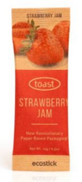 Picture of TOAST ECOSTICK STRAWBERRY JAM 14G X 100