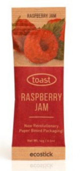 Picture of TOAST ECOSTICK RASPBERRY JAM 14G X 100