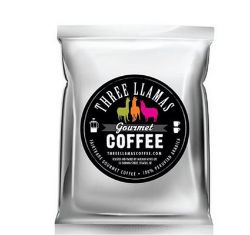 Picture of BOX OF 50 THREE LLAMAS GOURMET PLUNGER COFFEE
