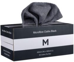 Picture of BOX OF 50 MPH DISPENSER MICROFIBRE CLOTHS BLACK