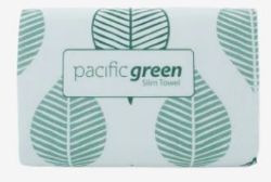 Picture of BOX 16 X 250S PACIFIC GREEN SLIM PAPER HANDTOWELS